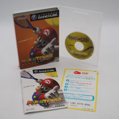 MARIO TENNIS GC Nintendo GameCube NTSC-J Japan Tested – Japanese retro console – Enjoy Game Japan