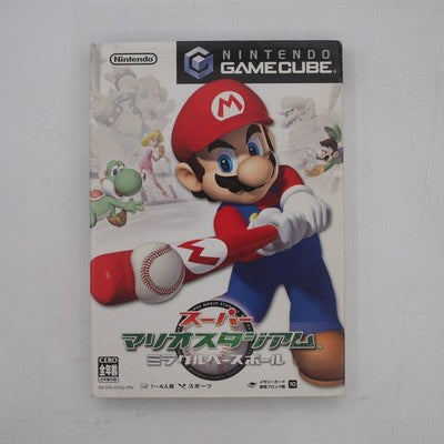 SUPER MARIO STADIUM Miracle Baseball Nintendo GameCube NTSC-J Tested GC – Japanese retro console – Enjoy Game Japan