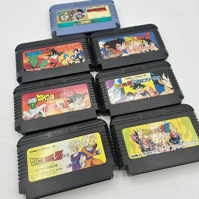 NES Famicom Dragon Ball 7 Game Lot Complete Set NES JP Import Tested