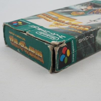ZELDA The Legend of Triforce Super Famicom Nintendo NTSC-J Tested 1.0 Ver Tested