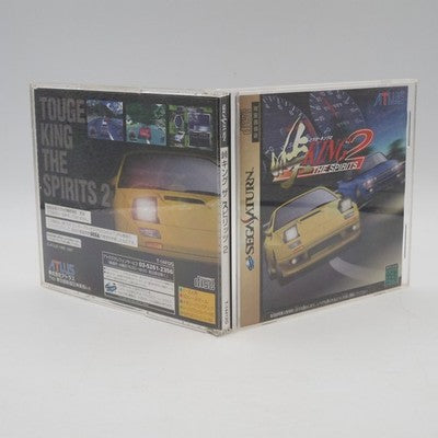 Sega Saturn Touge King The Spirits 2 Atlus NTSC-J Racing Game Good Condition