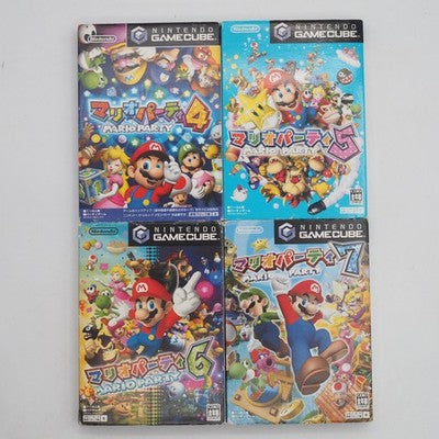 Mario Party 4 5 6 7 Bundle Set Nintendo GameCube NTSC-J Japan Tested