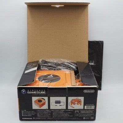 Nintendo GameCube Console system DOL-001 Orange Battery replaced Boxed Tested