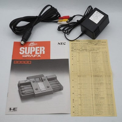 NEC PC Engine SuperGrafx Console system PI-TG4 Boxed NTSC-J Japan Tested