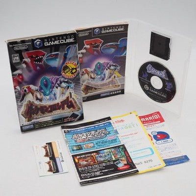 POKEMON COLOSSEUM w/ Memory card DOL-008 (59 Blocks) Nintendo GameCube Tested GC