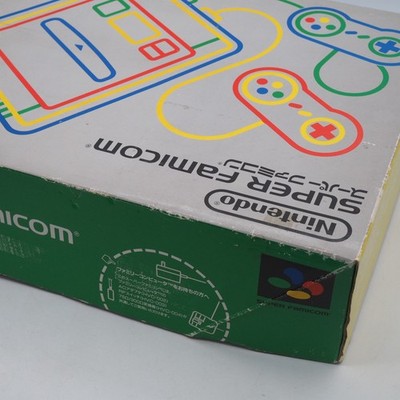 Nintendo Super Famicom Console System Boxed 1CHIP-03 mode Tested Working SF