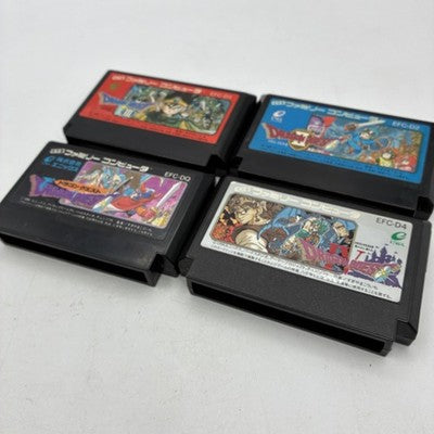NES Famicom Dragon Quest 1 2 3 4 Set Dragon Warrior Enix Tested Japan – Japanese retro console – Enjoy Game Japan