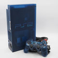 Sony PlayStation 2 Console System SCPH-37000 Ocean Blue Tested NTSC-J