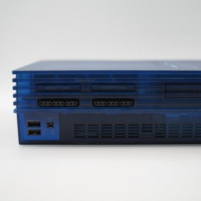Sony PlayStation 2 Console System SCPH-37000 Ocean Blue Tested NTSC-J