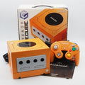 Nintendo GameCube Console system DOL-001 Orange Battery replaced Boxed Tested