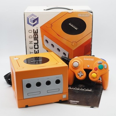 Nintendo GameCube Console system DOL-001 Orange Battery replaced Boxed Tested
