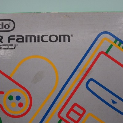 Nintendo Super Famicom Console System Boxed 1CHIP-01 mode Tested Working SF