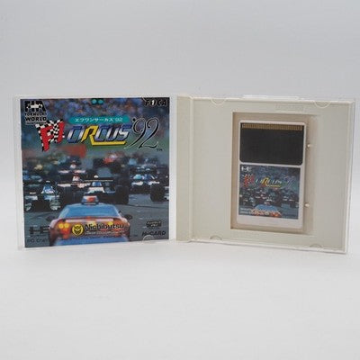 Nichibutsu F1 Circus '92 PC Engine HuCARD NTSC-J Japan Racing Game Tested – Japanese retro console – Enjoy Game Japan