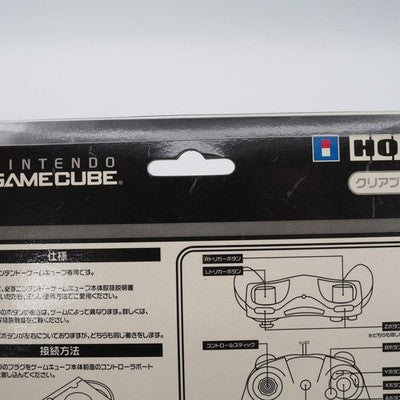 Hori Pad Cube Clear Black Controller HGC-08 Nintendo GameCube NTSC-J Japan Used
