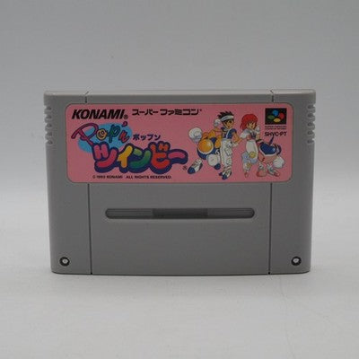 Pop'n TwinBee Nintendo Super Famicom SFC Konami NTS-J Japan Shooter Tested – Japanese retro console – Enjoy Game Japan