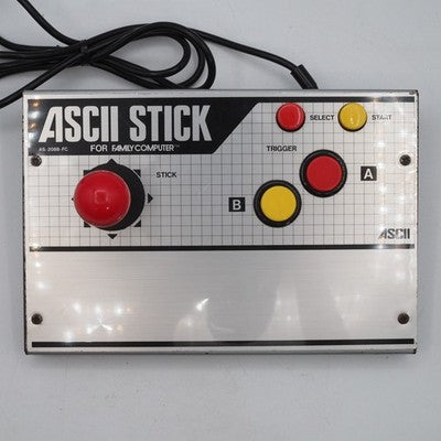 ASCII STICK For Nintendo Famicom Joystick Controller AS-2088-FC Tested