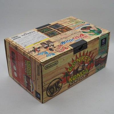 Donkey Kong Bongos Drum Bundle w/ 4 Donkey Konga Games GameCube Tested NTSC-J – Japanese retro console – Enjoy Game Japan