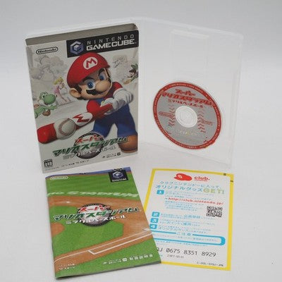 SUPER MARIO STADIUM Miracle Baseball Nintendo GameCube NTSC-J Tested GC – Japanese retro console – Enjoy Game Japan