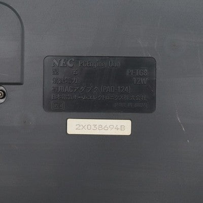 NEC PC Engine Duo Console System PI-TG8 NTSC-J Japan Tested HuCARD CD-ROM²