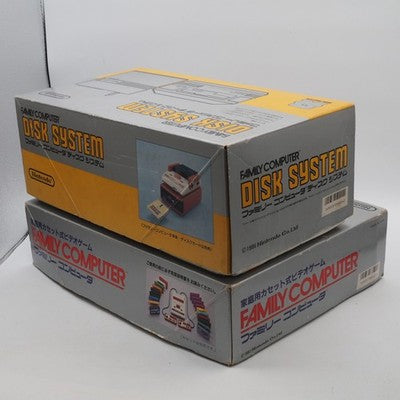 Nintendo Famicom + Disk System Console system Belt Replaced Boxed NTSC-J Tested