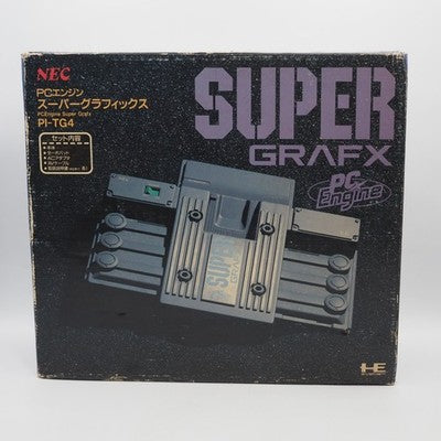 NEC PC Engine SuperGrafx Console system PI-TG4 Boxed NTSC-J Japan Tested
