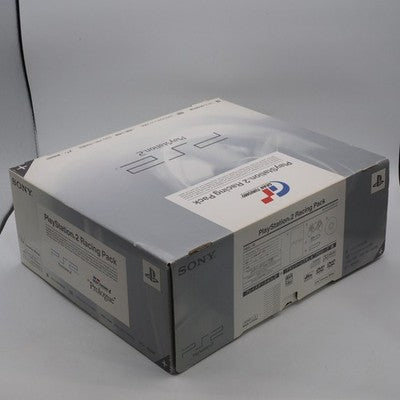 PlayStation 2 RACING Pack Console system SCPH-55000GT Boxed White NTSC-J Tested