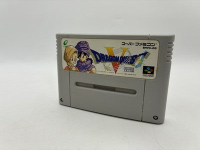 Dragon Quest V: Hand of the Heavenly Bride Nintendo Super Famicom Japan Tested