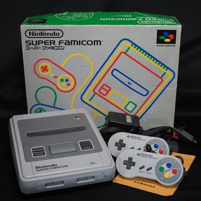 Nintendo Super Famicom Console System Boxed 1CHIP-03 mode Tested Working SF