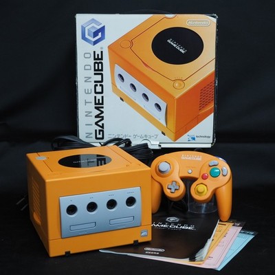 Nintendo GameCube Console system DOL-101 Orange NTSC-J Japan Boxed Tested 100V