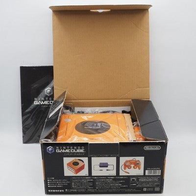 Nintendo GameCube Console system DOL-101 Orange NTSC-J Japan Boxed Tested 100V