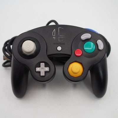 Nintendo GameCube Controller Super Smash Bros Black Smash DOL-003 Tested