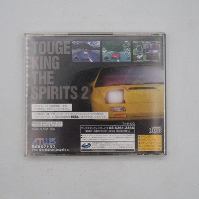 Sega Saturn Touge King The Spirits 2 Atlus NTSC-J Racing Game Good Condition – Japanese retro console – Enjoy Game Japan