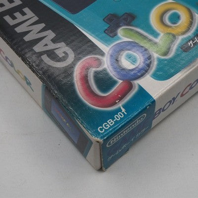 Nintendo GAME BOY COLOR Blue CGB-001 Handheld system Boxed Tested Working GBC