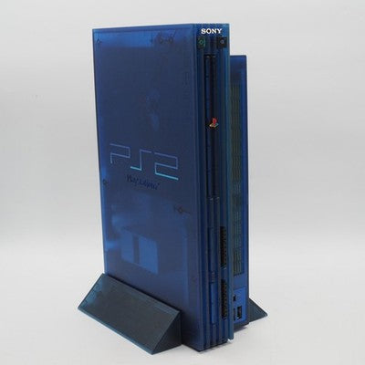 Sony PlayStation 2 Console system SCPH-37000 Boxed OCEAN BLUE NTSC-J Tested