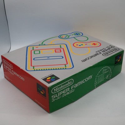 Nintendo Super Famicom Console SHVC-001 Boxed w/ 4 Games NTSC-J Tested Working