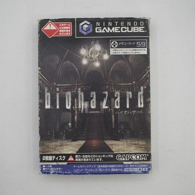 BIOHAZARD 1 w/ Memory Card Resident Evil  Nintendo GameCube Game NTSC-J Tested