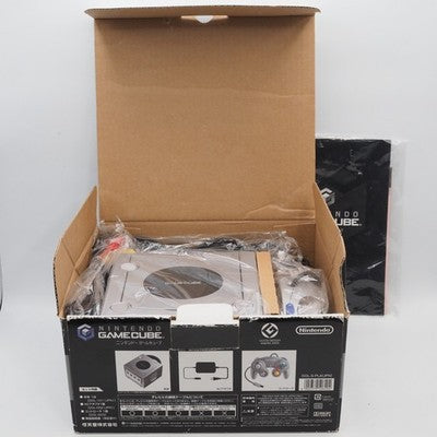 Nintendo GameCube Console System Silver Boxed DOL-101 NTSC-J NRSC-U/C Tested GC