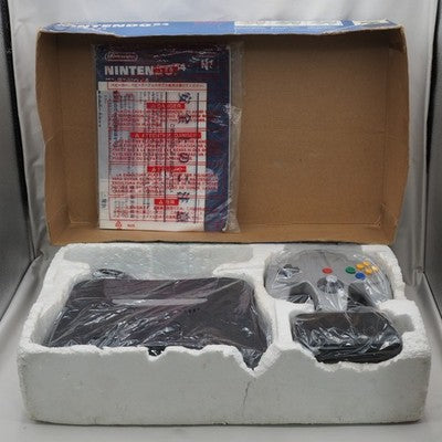 Nintendo 64 Console System Black NUS-001 Boxed NTSC-J NTSC-U/C Tested N64 – Japanese retro console – Enjoy Game Japan