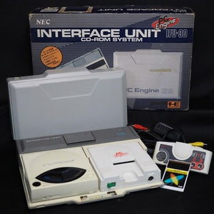 NEC PC Engine INTERFACE UNIT IFU-30 CD-ROM2 Console System Boxed Tested Working
