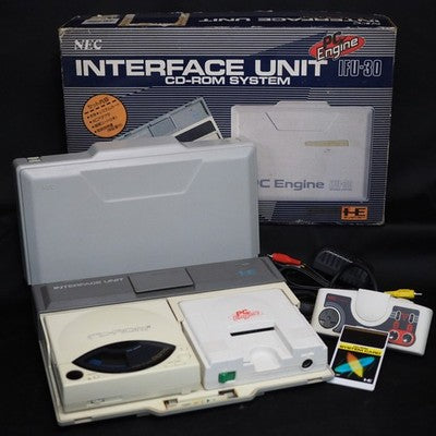 NEC PC Engine INTERFACE UNIT IFU-30 CD-ROM2 Console System Boxed Tested Working