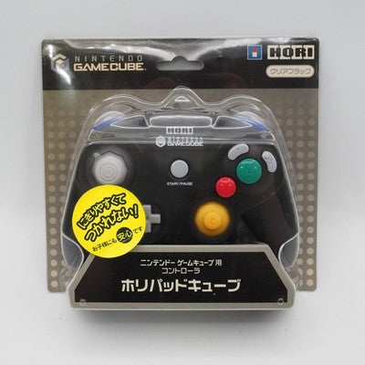 Hori Pad Cube Clear Black Controller HGC-08 Nintendo GameCube NTSC-J Japan Used