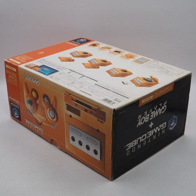 Nintendo GameCube Console System Orange + Game Boy Player Boxed NTSC-J Tested