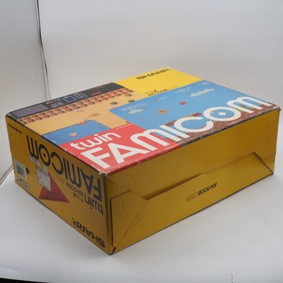 Sharp Twin Famicom Console system AN-500B Boxed NTSC-J Tested New Belt replaced