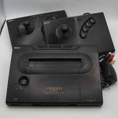 NEO GEO AES Console System NEO-0 UNIBIOS SNK 2 Controllers Tested Region Free 5V – Japanese retro console – Enjoy Game Japan