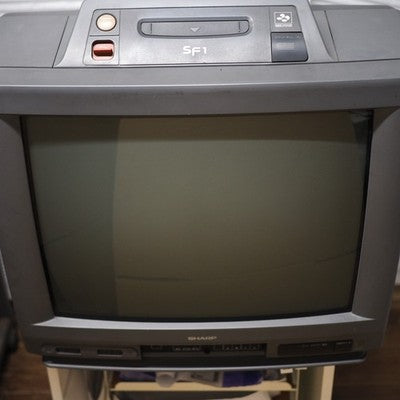 SHARP SF-1 Color TV 21G-SF1 Console System Nintendo Super Famicom Tested – Japanese retro console – Enjoy Game Japan
