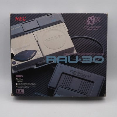 NEC PC Engine ROM ADAPTOR RAU 30 Boxed Tested For Super Grafx NTSC-J Japan