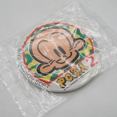 Bonk's Revenge PC Genjin 2 Pin Badge Hudson Soft Promo Not For Sale Sealed Japan – Japanese retro console – Enjoy Game Japan