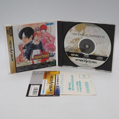The King of Fighters '97 KOF SNK Sega Saturn SS NTSC-J Tested with Spine card