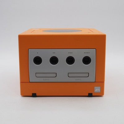Nintendo GameCube Console System Orange + Game Boy Player Boxed NTSC-J Tested