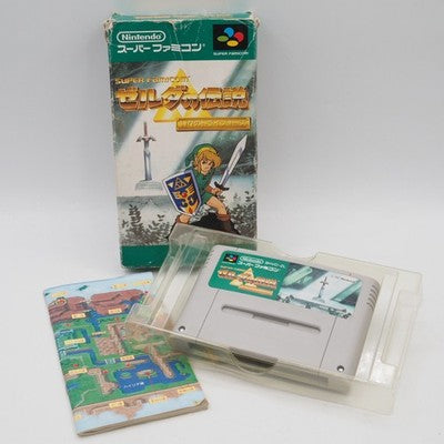 ZELDA The Legend of Triforce Super Famicom Nintendo NTSC-J Tested 1.0 Ver Tested